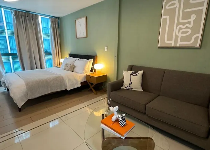 Apartment Modern Nordic 1br Big Queen Bed Uptown Bgc