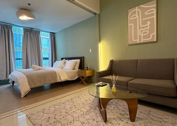 Apartment Modern Nordic 1br Big Queen Bed Uptown Bgc Manila